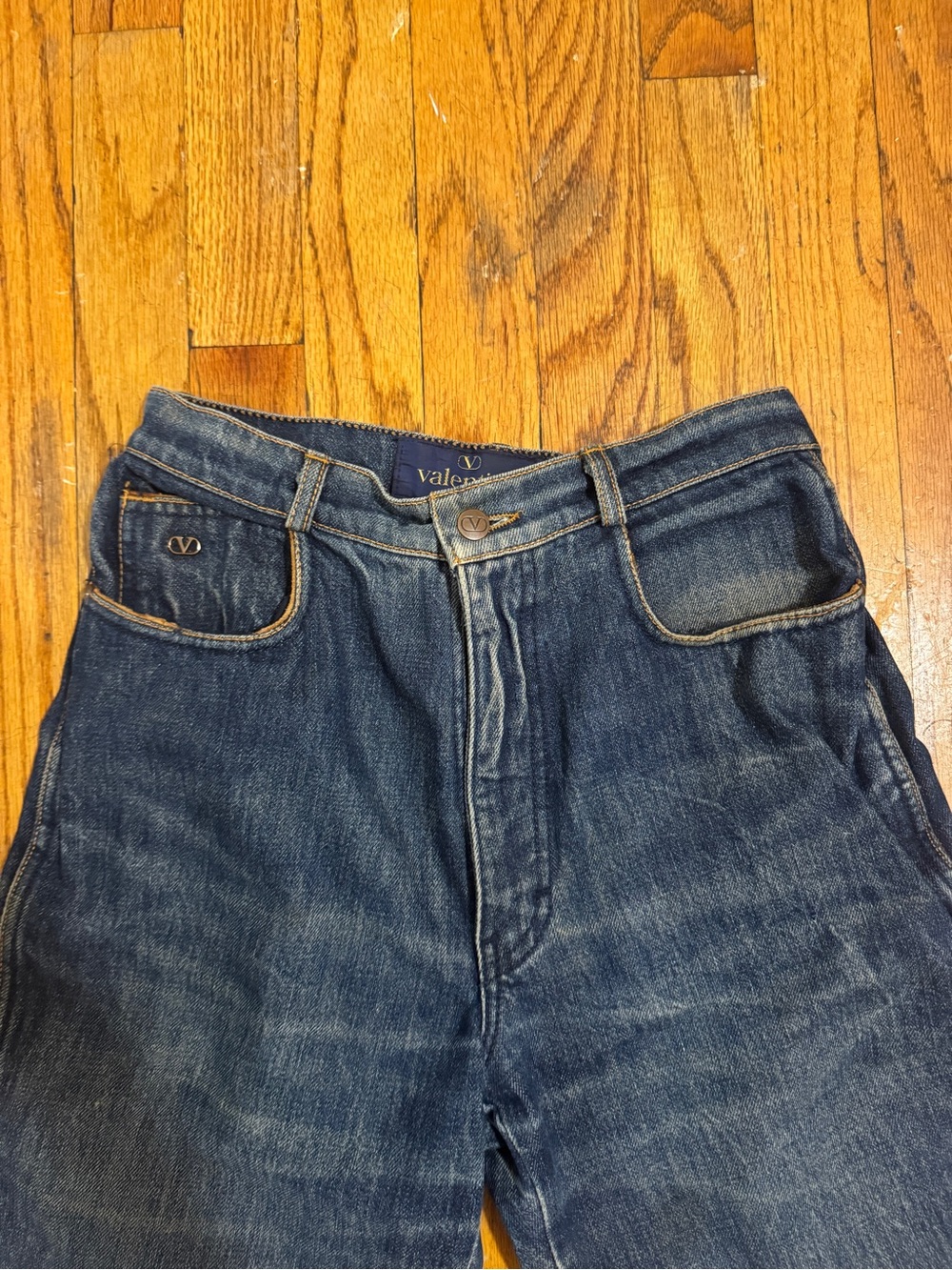 Valentino Dark Blue Denim Jeans